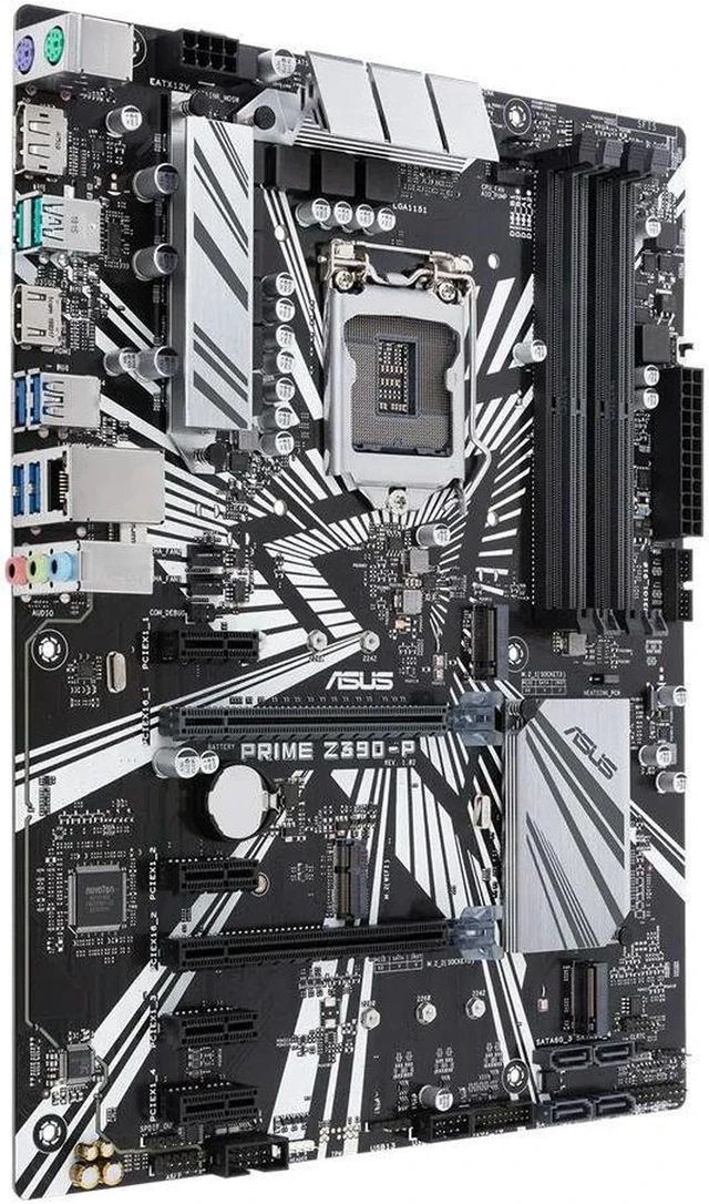 Alt view image 2 of 4 - ASUS Prime Z390-P ATX Mining Motherboard, LGA1151 for 8th & 9th Gen Intel Core CPUs, DDR4 Up to 64GB, 6 PCIe Slots with Above 4G Decoding, 100% Fully Tested for Crypto Mining & Desktop Upgrade