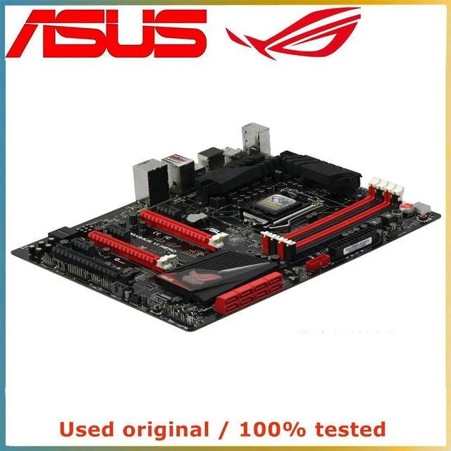 Alt view image 4 of 4 - ASUS Maximus VI Hero ATX ROG Gaming Motherboard Intel Z87 Chipset LGA1150 Socket, DDR3 Up to 32GB, SATA III PCIe 3.0 X16 Mainboard, 100% Fully Tested for Gaming PC Repair & Overclock Upgrade