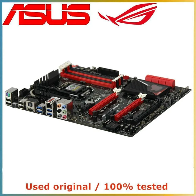 Alt view image 2 of 4 - ASUS Maximus VI Hero ATX ROG Gaming Motherboard Intel Z87 Chipset LGA1150 Socket, DDR3 Up to 32GB, SATA III PCIe 3.0 X16 Mainboard, 100% Fully Tested for Gaming PC Repair & Overclock Upgrade