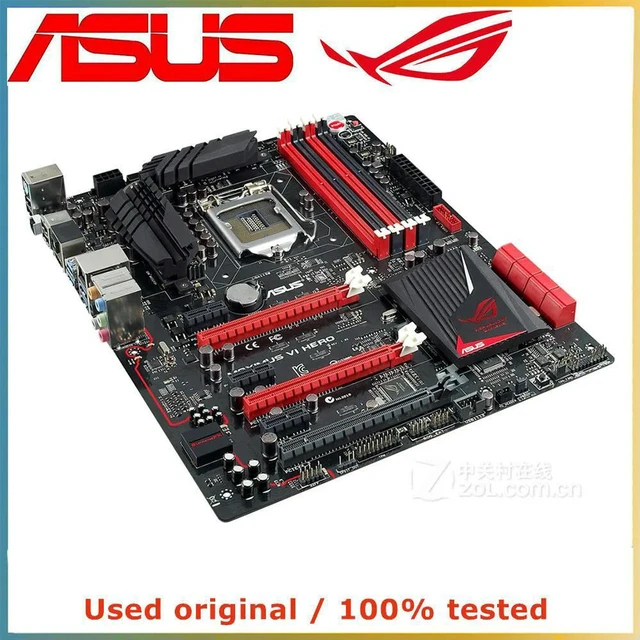 Alt view image 3 of 4 - ASUS Maximus VI Hero ATX ROG Gaming Motherboard Intel Z87 Chipset LGA1150 Socket, DDR3 Up to 32GB, SATA III PCIe 3.0 X16 Mainboard, 100% Fully Tested for Gaming PC Repair & Overclock Upgrade