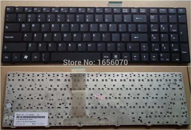 Main image of Genuine US Layout Replacement Laptop Keyboard for MSI CR61 MS16GB MS16GA GX60 CX70 CX61 Notebook, 100% Fully Tested for Laptop Repair