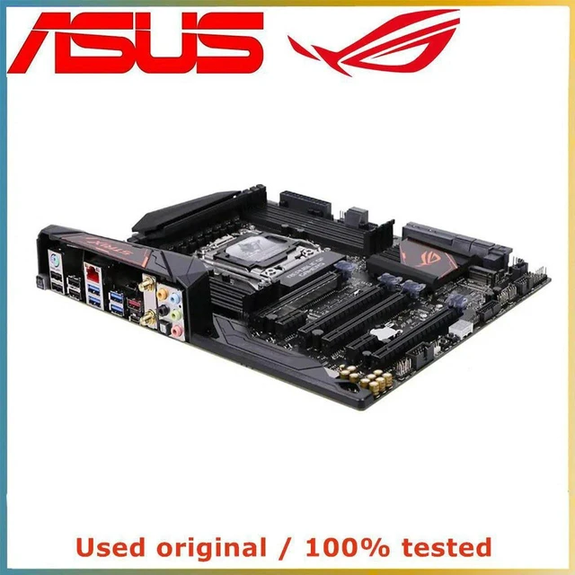 Alt view image 2 of 4 - ASUS ROG Strix X99 Gaming ATX Motherboard LGA2011-3 Socket, Intel X97 Chipset, DDR4 Up to 64GB, SATA III PCIe 3.0 X16 Mainboard for Desktop PC Hardware Repair and Upgrade, 100% Fully Tested Working