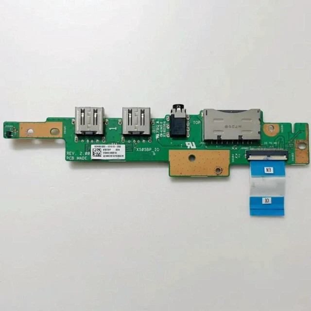 Main image of ASUS X505BP USB Audio Board with SD Card Reader, Compatible with K505B A505B A505Z X505BA Notebook, 100% Fully Tested for Laptop Repair