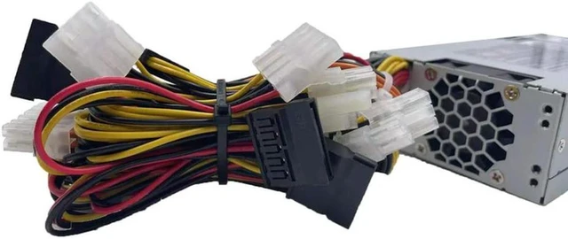 Alt view image 2 of 4 - Huntkey 1U 350W FLEX ATX Server Power Supply Model HK450-91PP, 80 Plus Silver Certified, 100% Fully Tested for 1U Rack Server Repair
