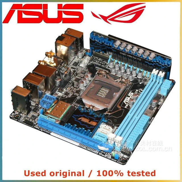Alt view image 2 of 4 - ASUS P8Z77-I DELUXE Mini ITX Motherboard, Intel Z77 Chipset LGA1155 Socket DDR3 Mainboard, Support 2nd 3rd Gen Intel Core Processors, SATA III PCI-E 3.0 X16 M.2, 100% Fully Tested for HTPC & Gaming PC