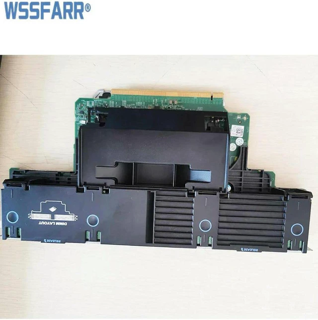 Main image of Server Memory Riser Board Assembly M654T 0M654T for Dell PowerEdge R910, DDR3 DIMM Expansion Memory Carrier Board Replacement Part