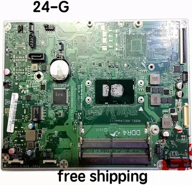 Alt view image 2 of 2 - AIO Motherboard 848949-601 848949-001 for HP 24-G 24-G032cn, DA0N91MB6D0 Mainboard with Onboard Intel i3-6100U CPU, 100% Fully Tested Working Replacement Board