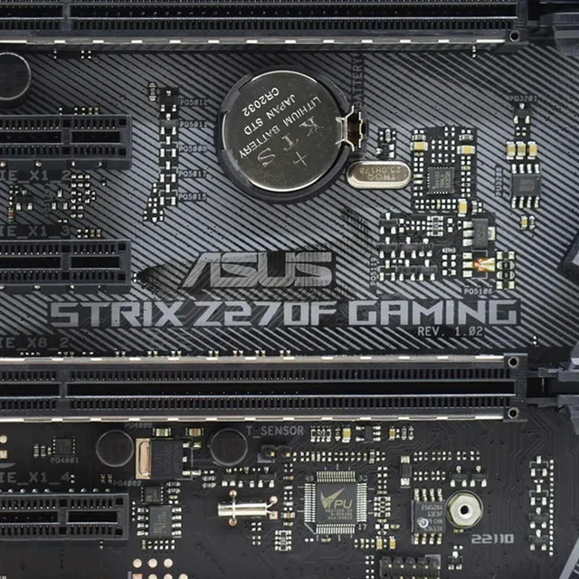 Alt view image 4 of 4 - ASUS ROG STRIX Z270F GAMING ATX Motherboard, Intel Z270 Chipset LGA1151 Socket DDR4 Mainboard for 6th and 7th Gen Intel Core i7-7700K, i7-7700, i5-6500, Pentium Gold and Celeron Processors, Dual M.2 P