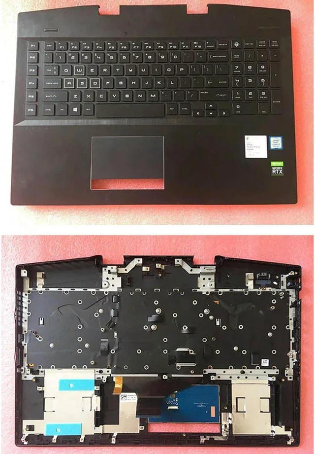 Main image of HP Omen 17-CB TPN-C144 Palmrest Assembly with Backlit Keyboard & Touchpad for 17-CB0020NR, 100% Fully Tested