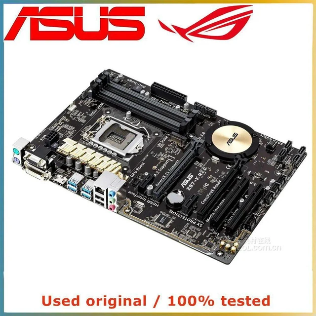 Main image of ASUS PRIME Z97-K R2.0 ATX Motherboard, Intel Z97 Chipset LGA1150 Socket DDR3 Mainboard for 4th & 5th Gen Intel Core, Pentium and Celeron Processors, 4×DDR3 DIMM Dual Channel Max 32GB, PCI-E 3.0 X16, S