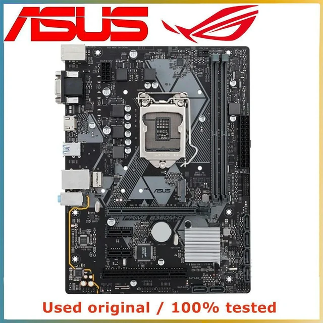 Alt view image 3 of 4 - ASUS PRIME B360M-D Micro ATX Motherboard, Intel B360 Chipset LGA1151 Socket DDR4 Mainboard for 8th and 9th Gen Intel Core i3/i5/i7, Pentium Gold and Celeron Processors, 2×DDR4 DIMM Dual Channel Max 32