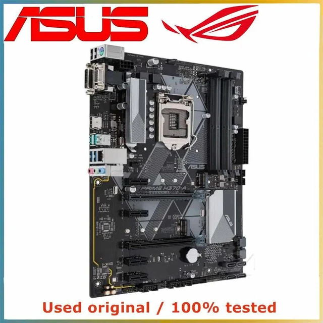 Alt view image 3 of 4 - ASUS PRIME H370-A ATX Motherboard, Intel H370 Chipset LGA1151 Socket DDR4 Mainboard for 8th and 9th Gen Intel Core i3/i5/i7, Pentium Gold and Celeron Processors, 4×DDR4 DIMM Dual Channel Max 64GB, PCI