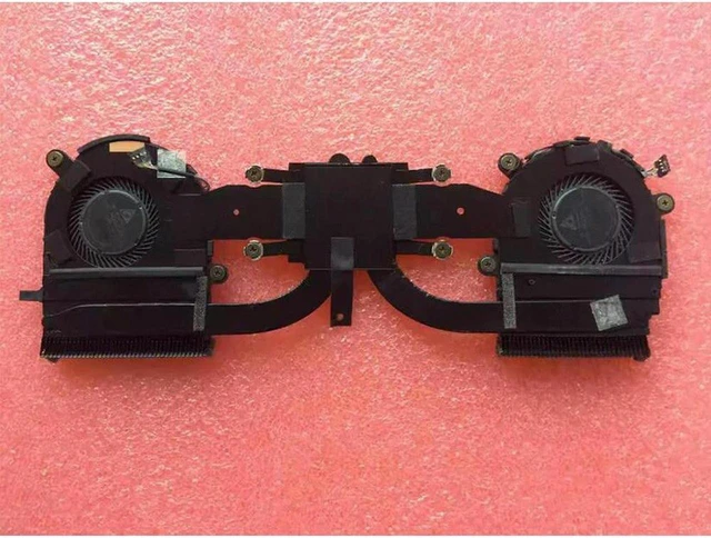 Main image of HP EliteBook x360 1030 G3 Dual Fan Heatsink Thermal Module, Part Number L31859-001 L34272-001, DC5V 0.5A 4-Pin PWM CPU & GPU Cooling Assembly, 100% Fully Tested
