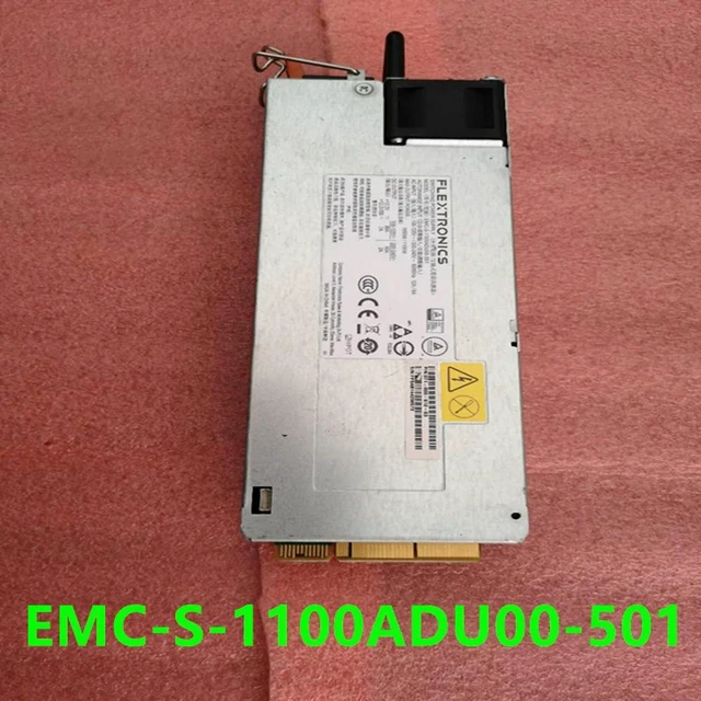 Alt view image 2 of 4 - Flextronics EMC-S-1100ADU00-501 1100W Hot Swap Power Supply, Part Number 071-000-012-01, AC 100-240V Redundant PSU for EMC VNX5200 Storage Array, Almost New, Fully Tested