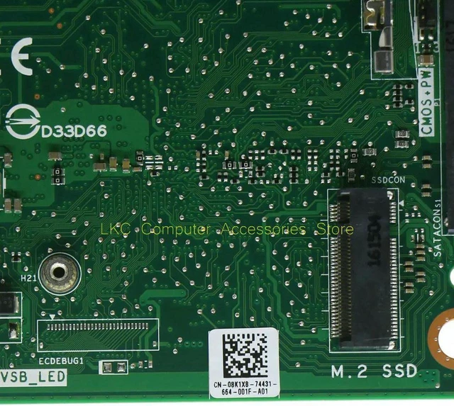 Alt view image 4 of 4 - Dell Inspiron 24 7459 AIO All-In-One Motherboard, HM170 Chipset Integrated with Intel Core i5-6300HQ CPU, Part Number CN-08K1X8 08K1X8 8K1X8, PCB Mark IMPSL-PD IMPSL-PO, 2×DDR4 SODIMM Dual Channel Max