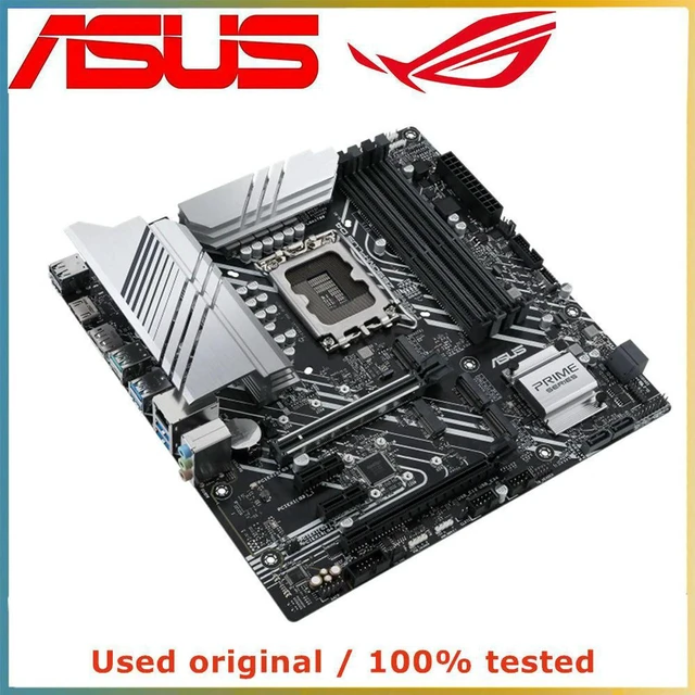 Alt view image 4 of 4 - ASUS PRIME Z690M-PLUS D4 mATX Motherboard, Intel Z690 Chipset LGA1700 Socket DDR4 Mainboard, Supports 12th/13th/14th Gen Intel Core Processors, 4×DDR4 DIMM Dual Channel Max 128GB, PCIe 5.0 x16 Slot, 3