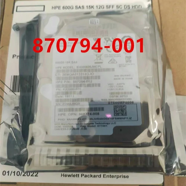 Alt view image 2 of 4 - 600GB 2.5" SAS 15000RPM 64MB Cache G10 Internal Server Hard Drive 870757-B21 ST600MP006 Replacement 100% Tested