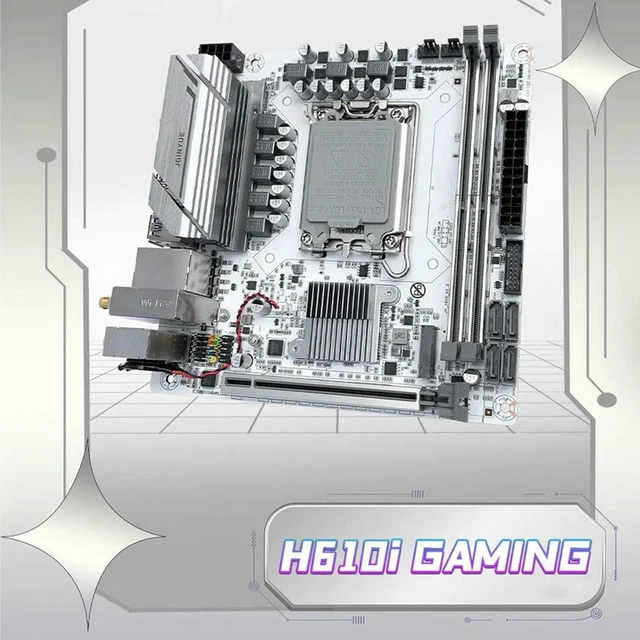 Alt view image 2 of 4 - ASUS H610I GAMING Motherboard LGA1700 Mini ITX DDR4 64GB Intel 12th 13th 14th Gen Replacement Mainboard 100% Tested
