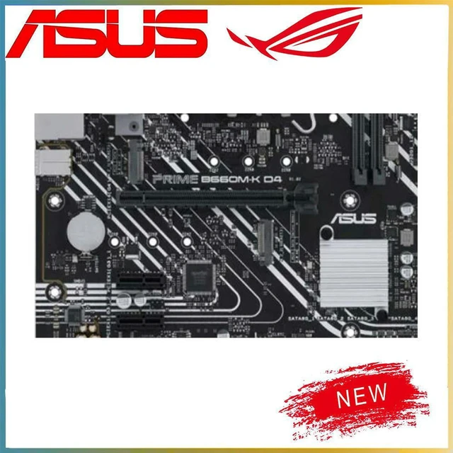 Alt view image 2 of 4 - ASUS PRIME B660M-K D4 Motherboard LGA1700 DDR4 B660 Chipset Desktop Mainboard Replacement 100% Tested