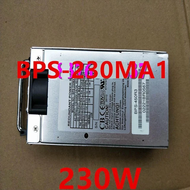 Alt view image 2 of 3 - CRPS 230W Power Supply BPS-230MA1 Redundant PSU 1U Server Power Module Replacement 100% Tested