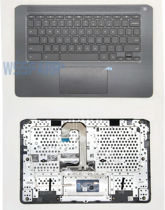 Main image of HP Chromebook 14 G5 Palmrest Keyboard and Touchpad Assembly L14354-001 Replacement 100% Tested