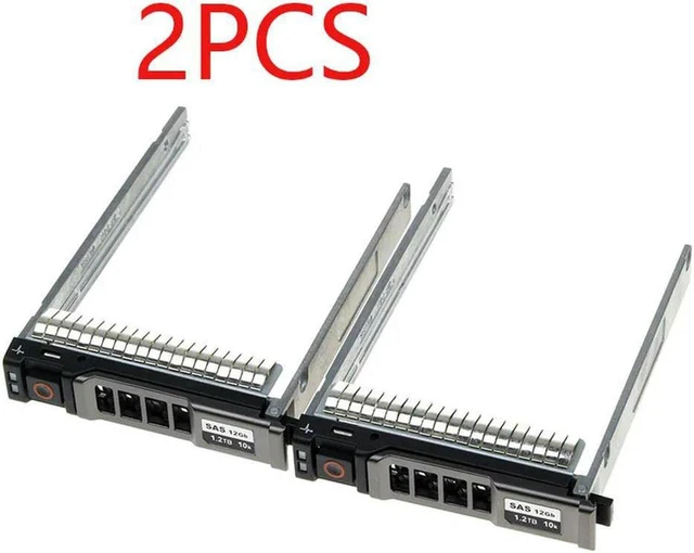 Main image of 2pcs 2.5" SFF SAS SATA HDD Tray Caddy 0NRX7Y for Dell PowerEdge M420 M520 M620 M630 M820 FC630 VRTX with Screws 100% Tested