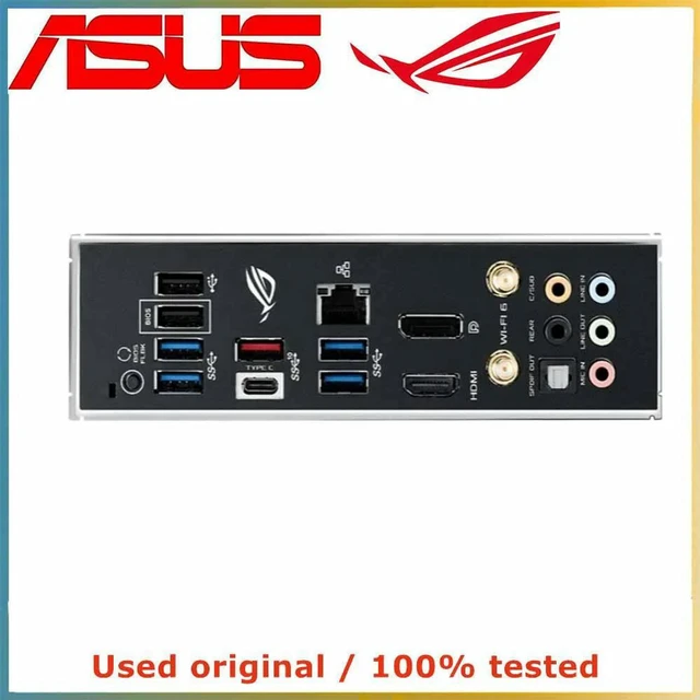 Alt view image 3 of 4 - ASUS ROG STRIX B550-F GAMING Wi-Fi Motherboard AM4 DDR4 128GB M.2 NVMe PCIe x16 Desktop Mainboard Replacement 100% Tested