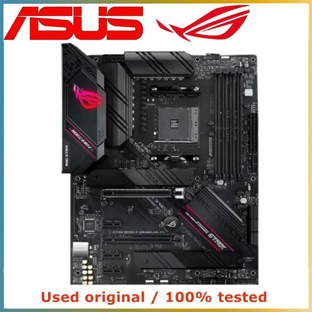 Alt view image 4 of 4 - ASUS ROG STRIX B550-F GAMING Wi-Fi Motherboard AM4 DDR4 128GB M.2 NVMe PCIe x16 Desktop Mainboard Replacement 100% Tested