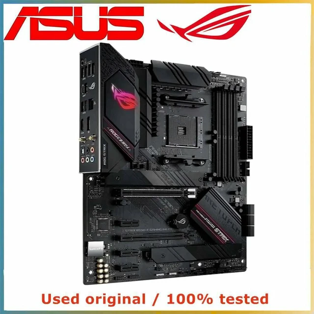 Alt view image 2 of 4 - ASUS ROG STRIX B550-F GAMING Wi-Fi Motherboard AM4 DDR4 128GB M.2 NVMe PCIe x16 Desktop Mainboard Replacement 100% Tested