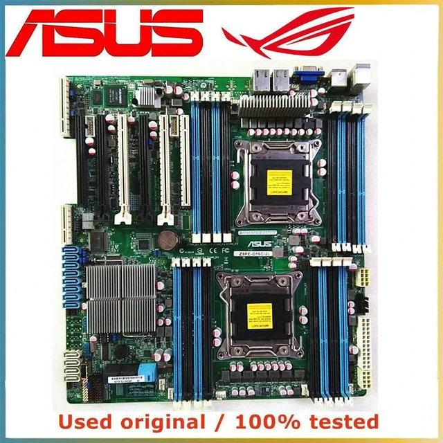 Main image of ASUS Z9PE-D16C/2L Motherboard LGA2011 DDR3 64GB C602 X79 SATA III PCIe 3.0 x16 Desktop Mainboard Replacement 100% Tested