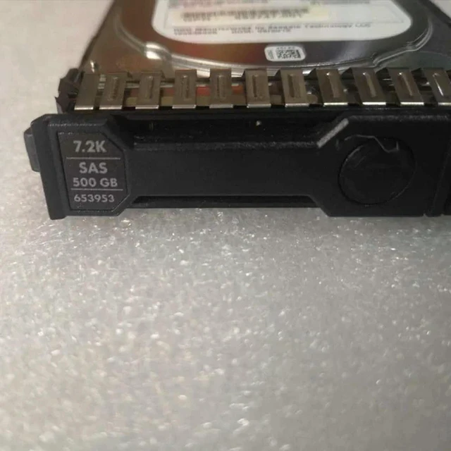Alt view image 3 of 3 - 500GB 2.5" SAS 12Gb/s 7200RPM 64MB Cache G8 G9 Internal Server Hard Drive 653953-001 652745-B21 Replacement 100% Tested