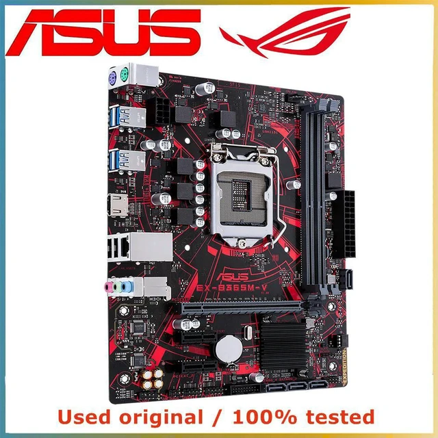 Alt view image 4 of 4 - ASUS EX-B365M-V Motherboard LGA1151 DDR4 32GB SATA III PCIe 3.0 x16 B365 Desktop Mainboard Replacement 100% Tested