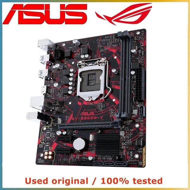Alt view image 3 of 4 - ASUS EX-B365M-V Motherboard LGA1151 DDR4 32GB SATA III PCIe 3.0 x16 B365 Desktop Mainboard Replacement 100% Tested