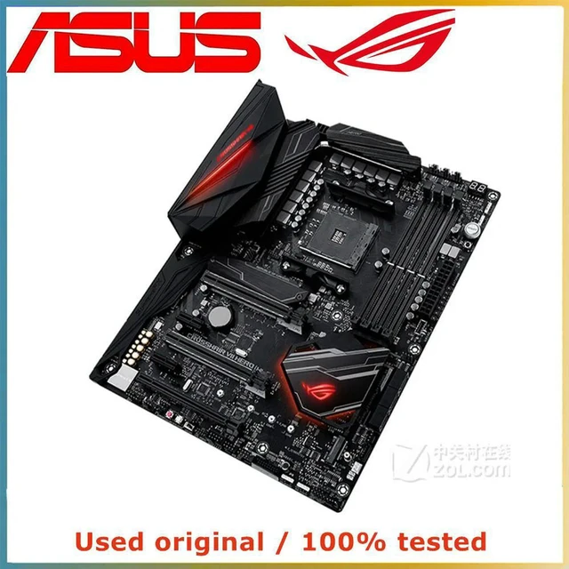 Alt view image 2 of 4 - ASUS ROG CROSSHAIR VII HERO Wi-Fi Motherboard AM4 DDR4 64GB SATA USB PCIe 3.0 x16 Desktop Mainboard Replacement 100% Tested