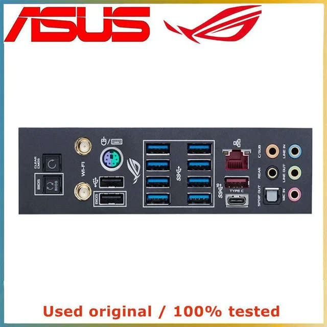 Alt view image 4 of 4 - ASUS ROG CROSSHAIR VII HERO Wi-Fi Motherboard AM4 DDR4 64GB SATA USB PCIe 3.0 x16 Desktop Mainboard Replacement 100% Tested