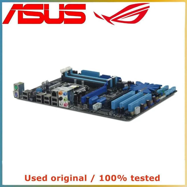 Main image of ASUS P7P55 LX Motherboard LGA1156 DDR3 16GB SATA II PCIe 2.0 x16 P55 Desktop Mainboard Replacement 100% Tested