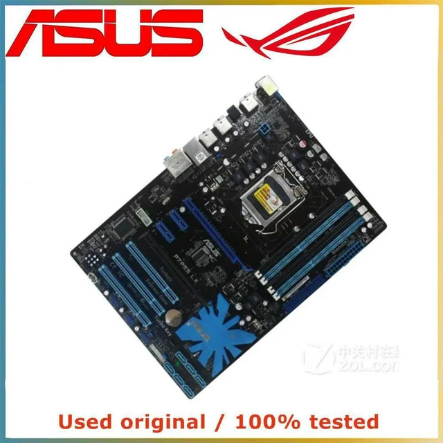 Alt view image 3 of 4 - ASUS P7P55 LX Motherboard LGA1156 DDR3 16GB SATA II PCIe 2.0 x16 P55 Desktop Mainboard Replacement 100% Tested