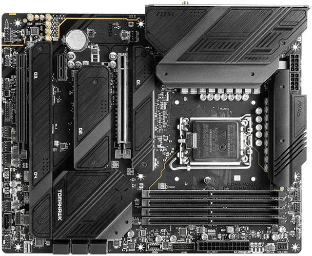 Alt view image 2 of 4 - MSI MAG Z790 TOMAHAWK WIFI Motherboard LGA1700 Supports Intel Core i7 14700K 13700K i5 12400 13600K DDR5 Replacement 100% Tested