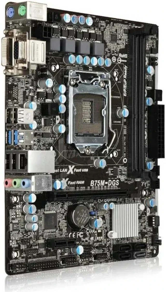 Alt view image 3 of 4 - ASUS B75M-DGS Motherboard LGA1155 DDR3 16GB Micro ATX B75 Mainboard Replacement 100% Tested Fully Work