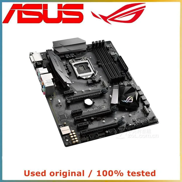Alt view image 2 of 4 - ASUS ROG STRIX Z270H GAMING Motherboard LGA1151 DDR4 64GB M.2 NVMe PCIe 3.0 x16 Z270 Desktop Mainboard Replacement 100% Tested