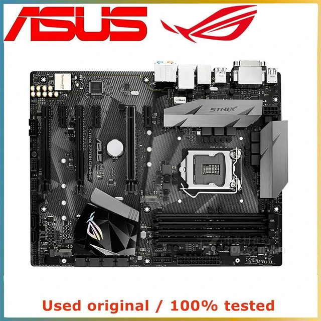 Alt view image 4 of 4 - ASUS ROG STRIX Z270H GAMING Motherboard LGA1151 DDR4 64GB M.2 NVMe PCIe 3.0 x16 Z270 Desktop Mainboard Replacement 100% Tested