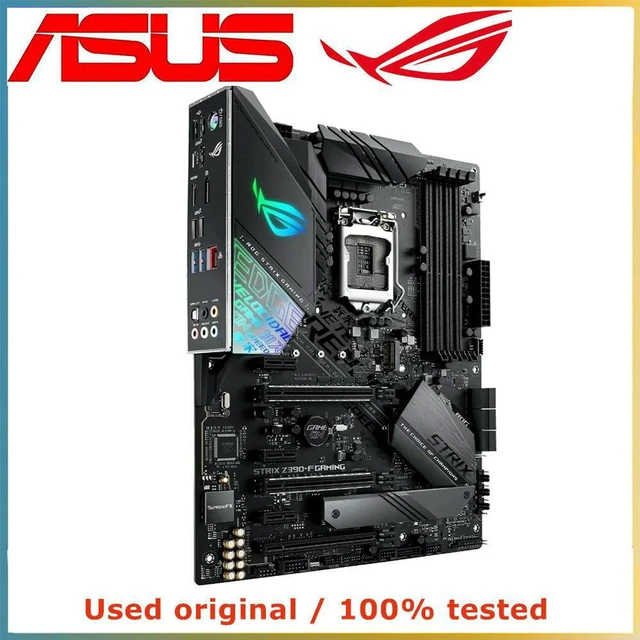 Alt view image 3 of 4 - ASUS ROG STRIX Z390-F GAMING Motherboard LGA1151 DDR4 64GB M.2 NVMe PCIe 3.0 x16 Z390 Desktop Mainboard Replacement 100% Tested
