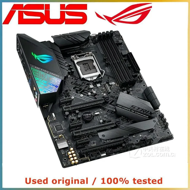 Alt view image 2 of 4 - ASUS ROG STRIX Z390-F GAMING Motherboard LGA1151 DDR4 64GB M.2 NVMe PCIe 3.0 x16 Z390 Desktop Mainboard Replacement 100% Tested