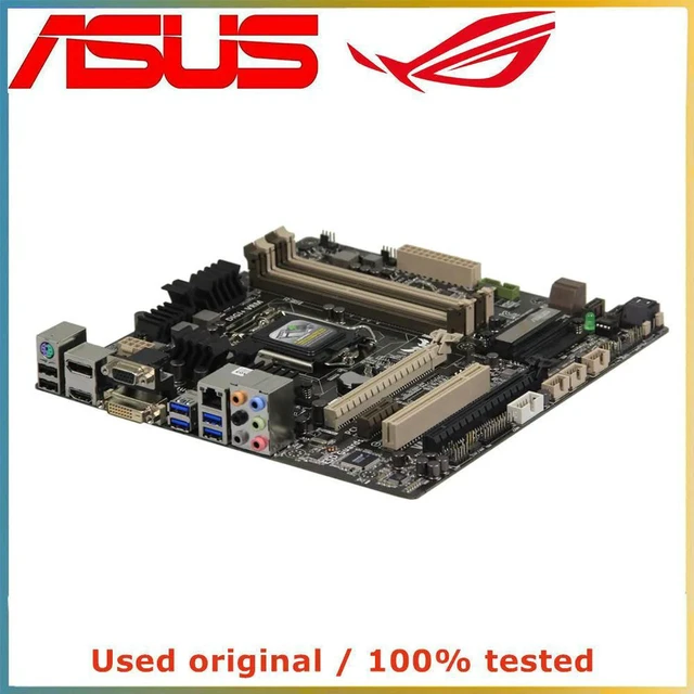 Alt view image 4 of 4 - ASUS VANGUARD B85 Motherboard LGA1150 DDR3 32GB SATA III PCIe 3.0 x16 B85 M-ATX Desktop Mainboard Replacement 100% Tested