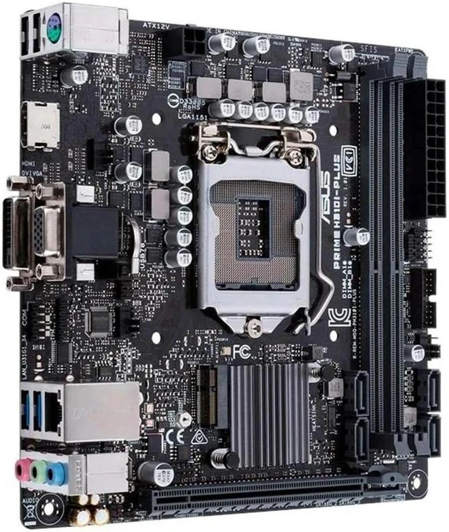 Alt view image 3 of 4 - ASUS PRIME H310I-PLUS Motherboard LGA1151 Intel 8th 9th Gen Supports i3 9100 9300 9350K 2 Slots 32GB DDR4 Replacement 100% Tested