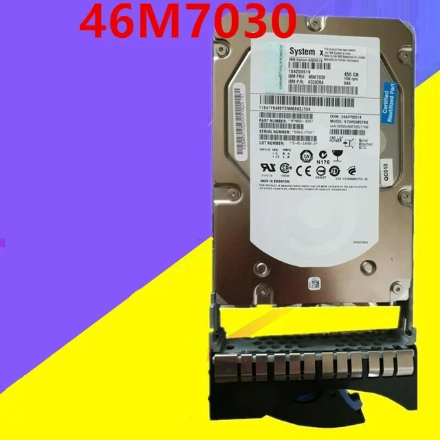 Alt view image 3 of 3 - 450GB 3.5" SAS 6Gb/s 15000RPM 64MB Cache Internal Server Hard Drive 42D0519 46M7030 42C0242 Replacement 100% Tested