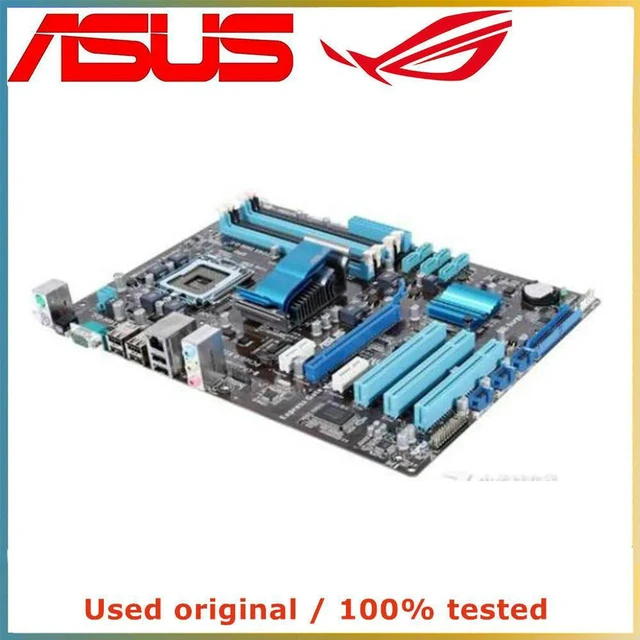 Alt view image 3 of 3 - ASUS P5P43T Motherboard LGA775 DDR3 16GB SATA II PCIe 2.0 x16 P43 Desktop Mainboard Replacement 100% Tested