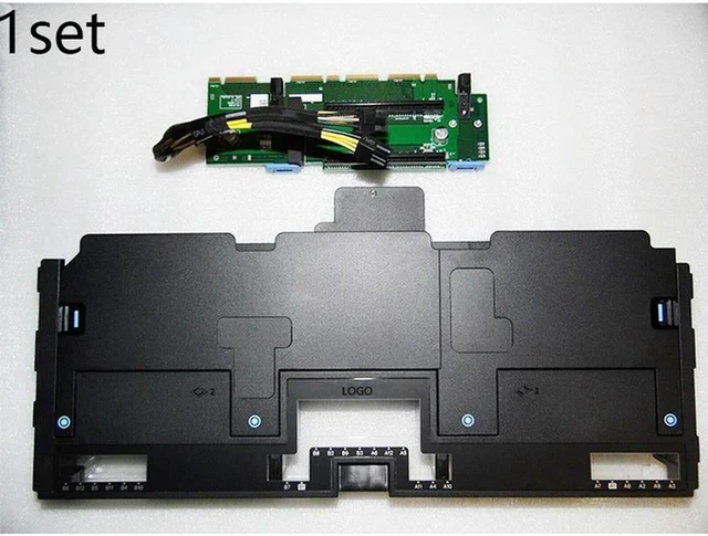 Main image of Dell PowerEdge R740 R740xd Server Shroud Riser 1 GPU Cable Kit RFFDP MDDTD with Cable Replacement 100% Tested