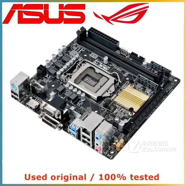 Alt view image 4 of 4 - MINI ITX H110I-PLUS Replacement Motherboard, Intel H110 Chipset LGA1151, Dual DDR4 Slots Max 32GB, PCIe 3.0 x16, SATA III 6Gbps, Small Form Factor Desktop Mainboard, Fully Tested