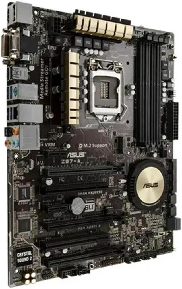 Alt view image 3 of 4 - Z97-A ATX Desktop Motherboard Intel Z97 Chipset LGA1150 Socket, Support 4th/5th Gen Core i7 i5 i3, DDR3 RAM, SATA3, USB3.0 Mainboard Replacement